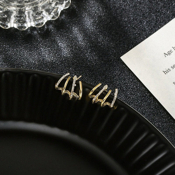Crystal Claw Earrings
