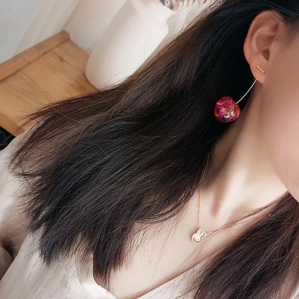 Red Cherry Earrings