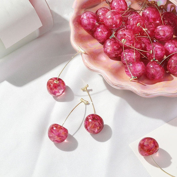 Red Cherry Earrings