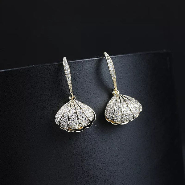 Hidden Treasure Seashell Earrings
