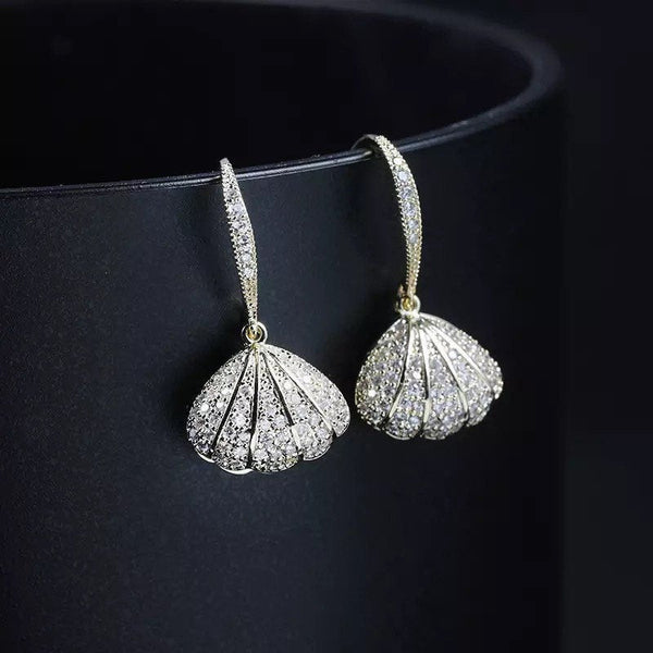 Hidden Treasure Seashell Earrings