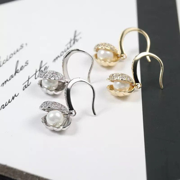 Hidden Treasure Seashell Earrings