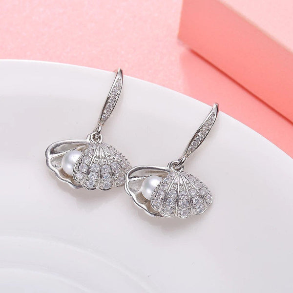 Hidden Treasure Seashell Earrings