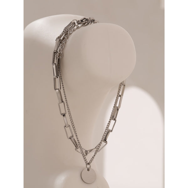 Rectangle Chain Coin Bracelet