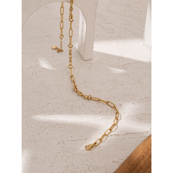 Delicate Paperclip Chain Necklace