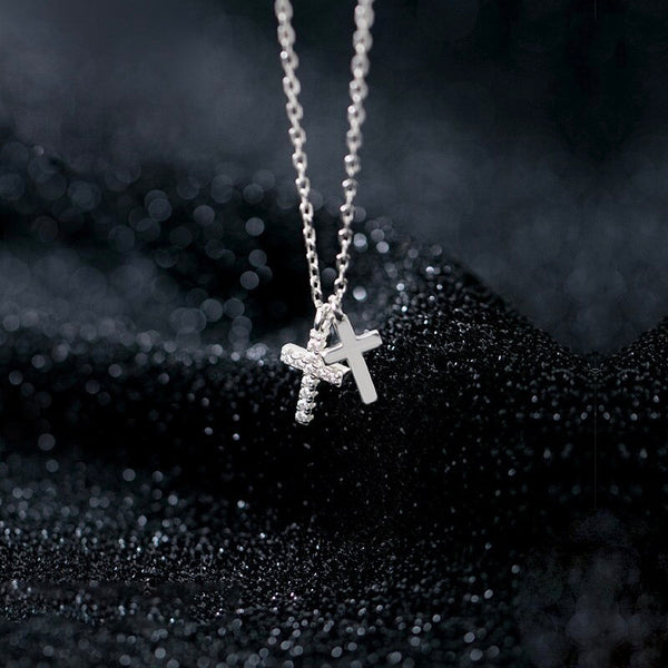 Silver Cross Necklace