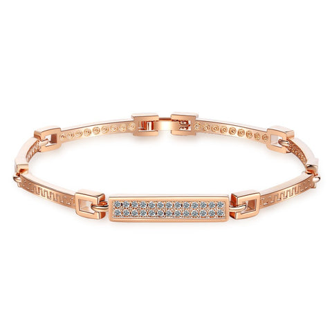 Crystal Splice Tennis Bracelet