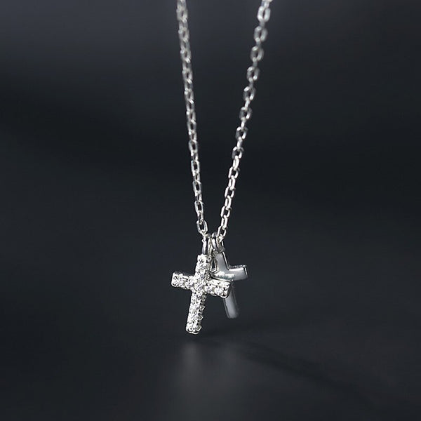 Silver Cross Necklace