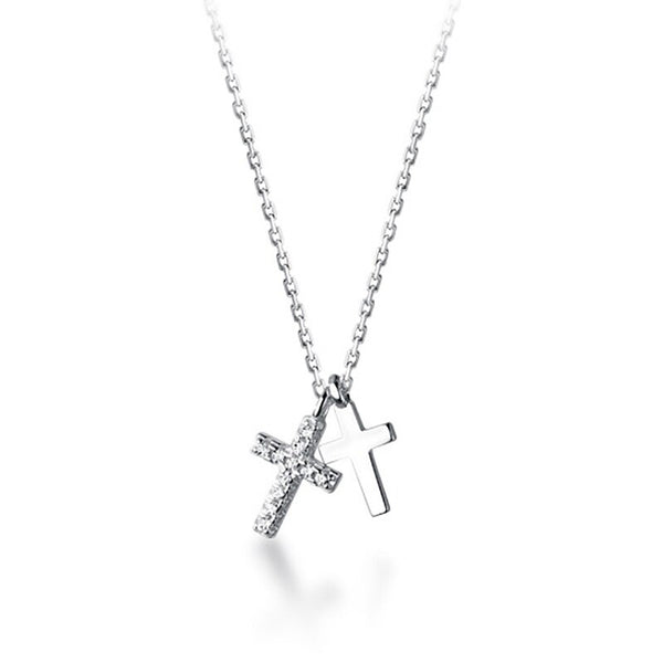 Silver Cross Necklace