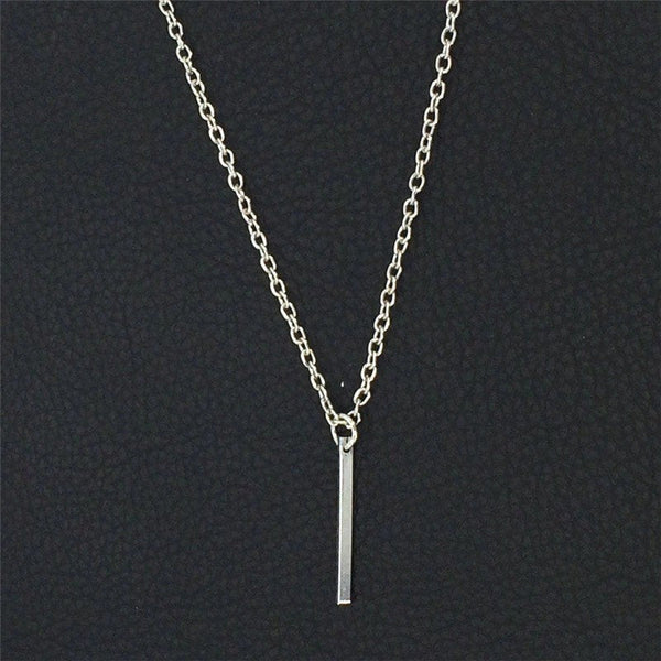 Dainty Gold Bar Necklace