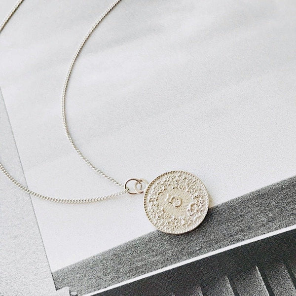 Coin Medallion Pendant Necklace