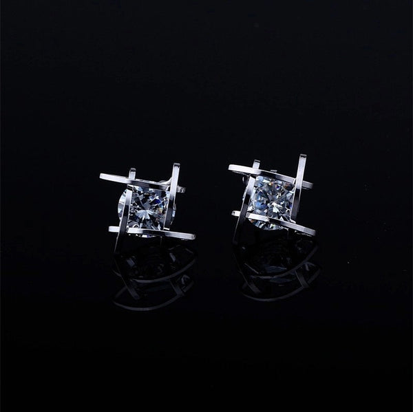 Wrapped Crystal Studs