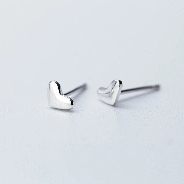 Tiny Heart Studs