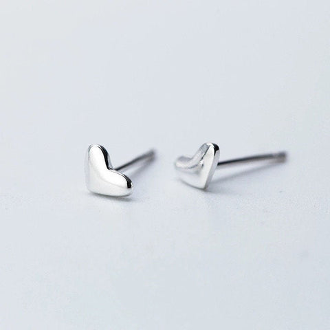 Tiny Heart Studs