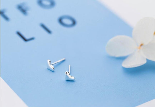 Tiny Heart Studs