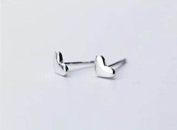 Tiny Heart Studs