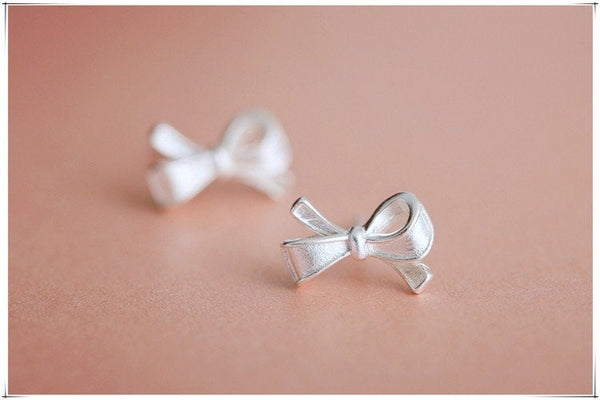 Tiny Bow Earrings