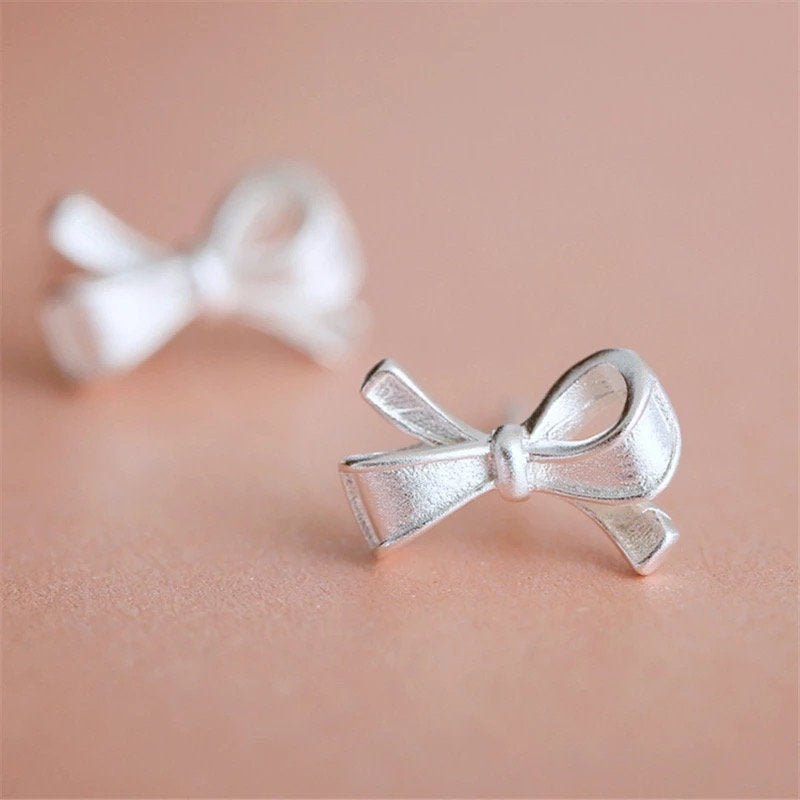 Tiny Bow Earrings