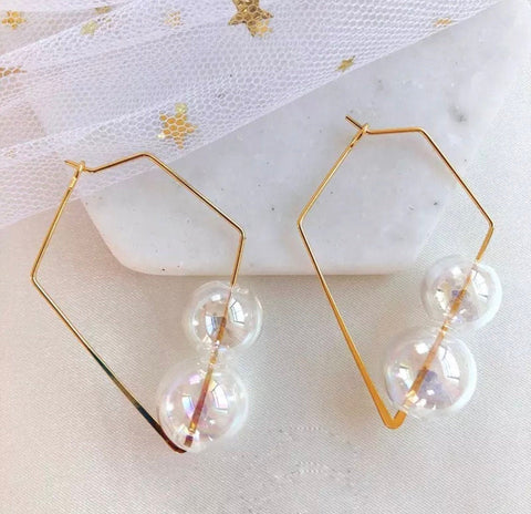 Bubble Geometric Earrings