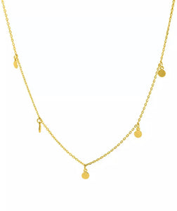 Dainty Disc Sequin Necklace