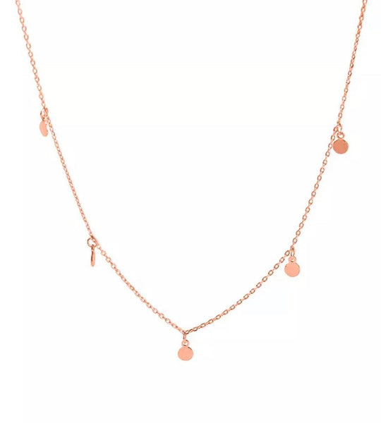 Dainty Disc Sequin Necklace