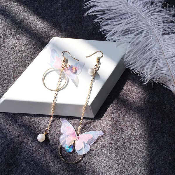 Mismatched Butterfly Earrings