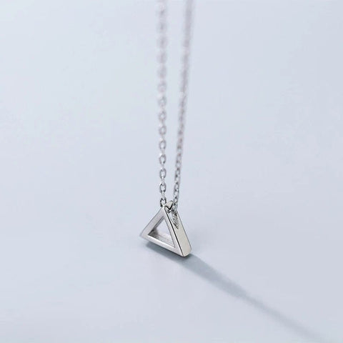 Dainty Triangle Necklace