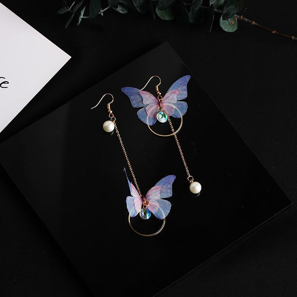 Mismatched Butterfly Earrings