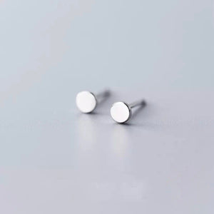 Silver Tiny Stud Earrings