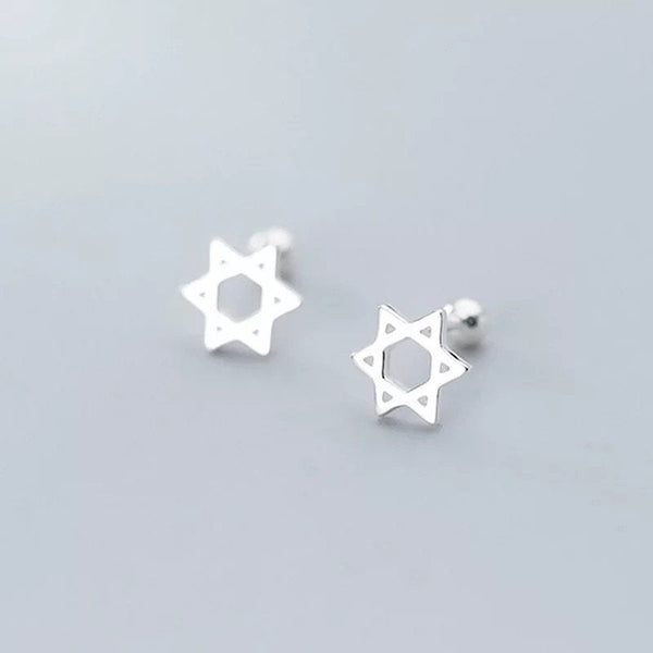 Star of David Stud Earrings