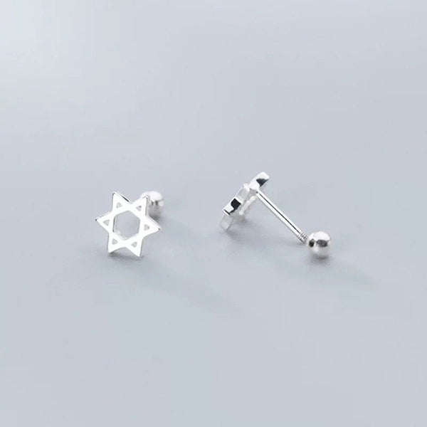 Star of David Stud Earrings