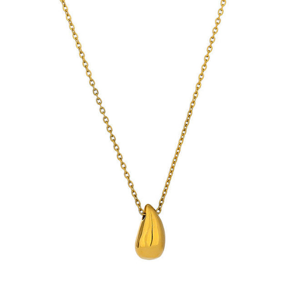 Gold Teardrop Necklace