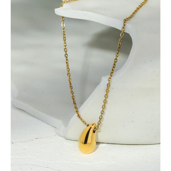 Gold Teardrop Necklace