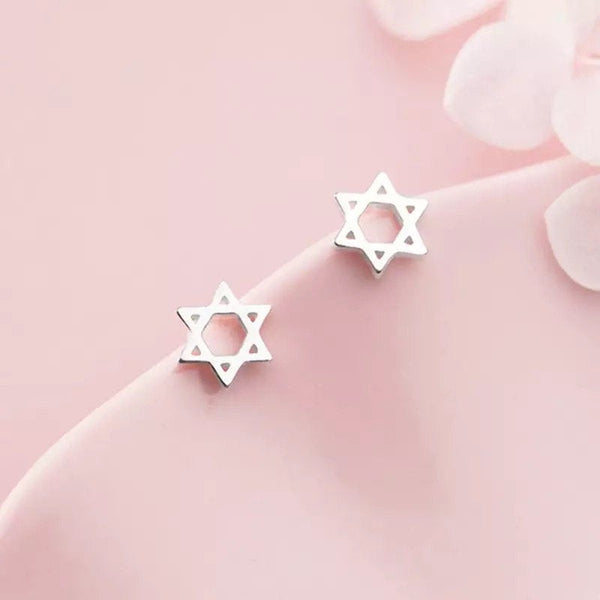 Star of David Stud Earrings