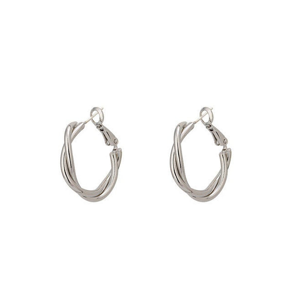 Twisted Hoop Earrings