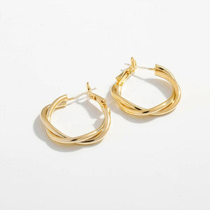 Twisted Hoop Earrings