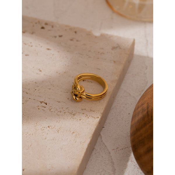 Irregular Nautical Knot Ring