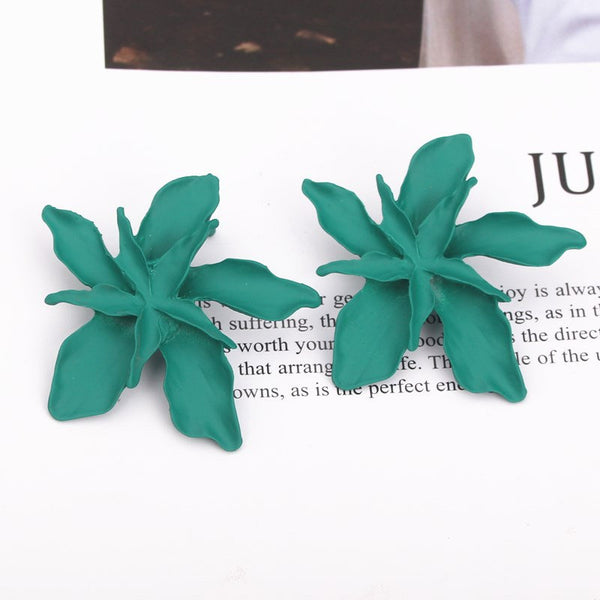 Tropical Flower Earrings