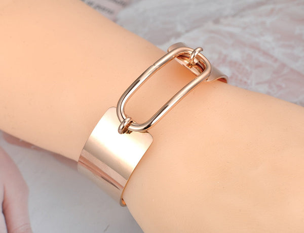 Vintage Buckle Bangle Bracelet