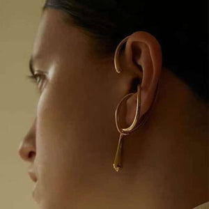 Geometric Ear Cuff Climber Earring