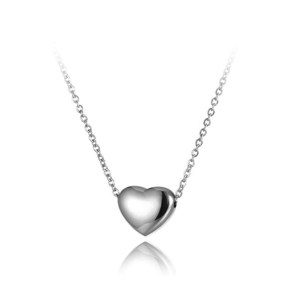 Simple Heart Pendant Necklace