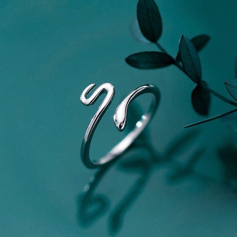 Silver Snake Ring