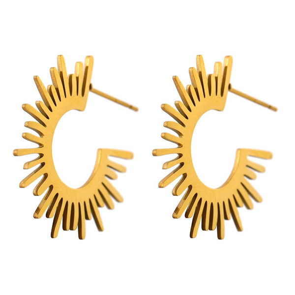 Metal Spikes Earrings