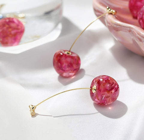 Red Cherry Earrings