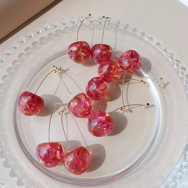 Red Cherry Earrings