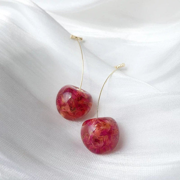 Red Cherry Earrings