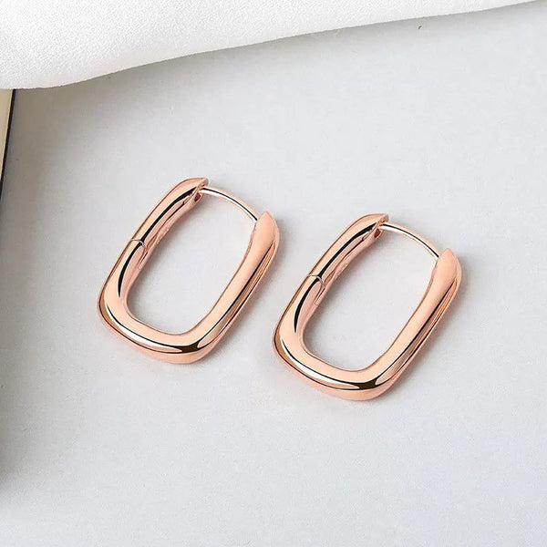 Link Chain Chunky Oval Hoops