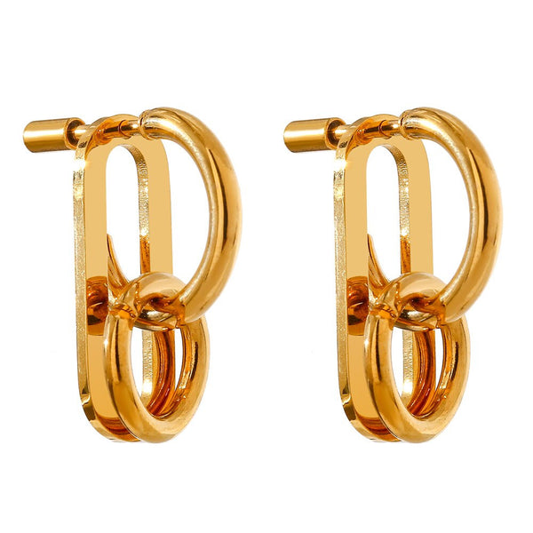 Irregular Buckle Earrings