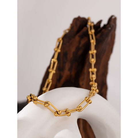 U Link Chain Jewelry Set