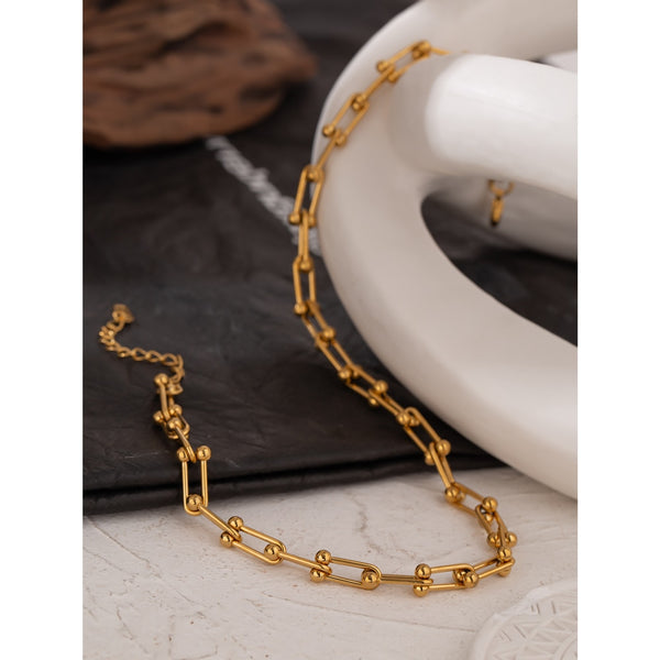 U Link Chain Jewelry Set